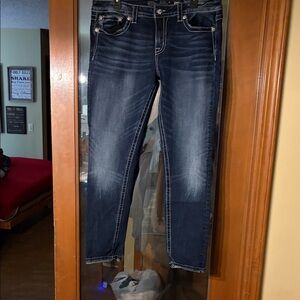 Miss Me Dark Blue Skinny Jeans